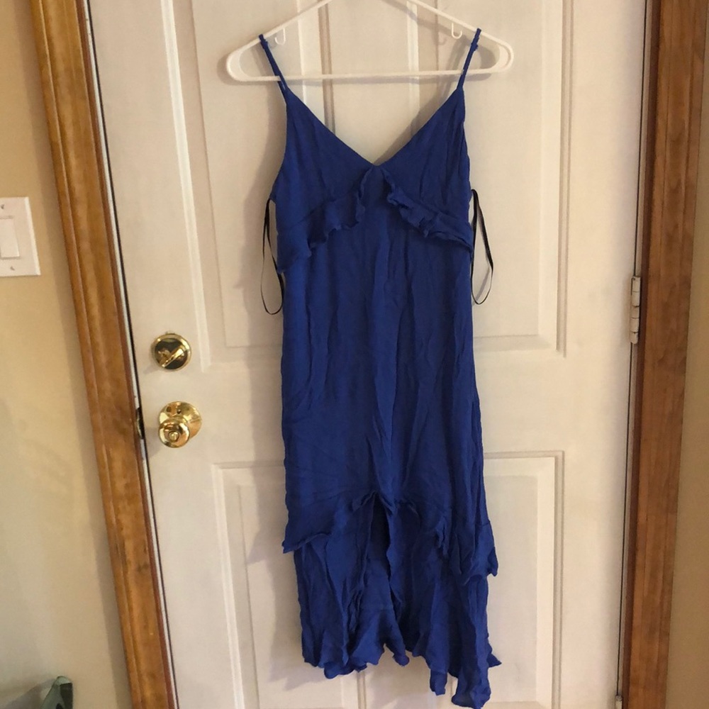 Lulu’s royal blue spaghetti strap dress (M)